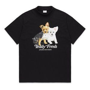 Teddy Fresh Oversized Mock Neck T-shirt
